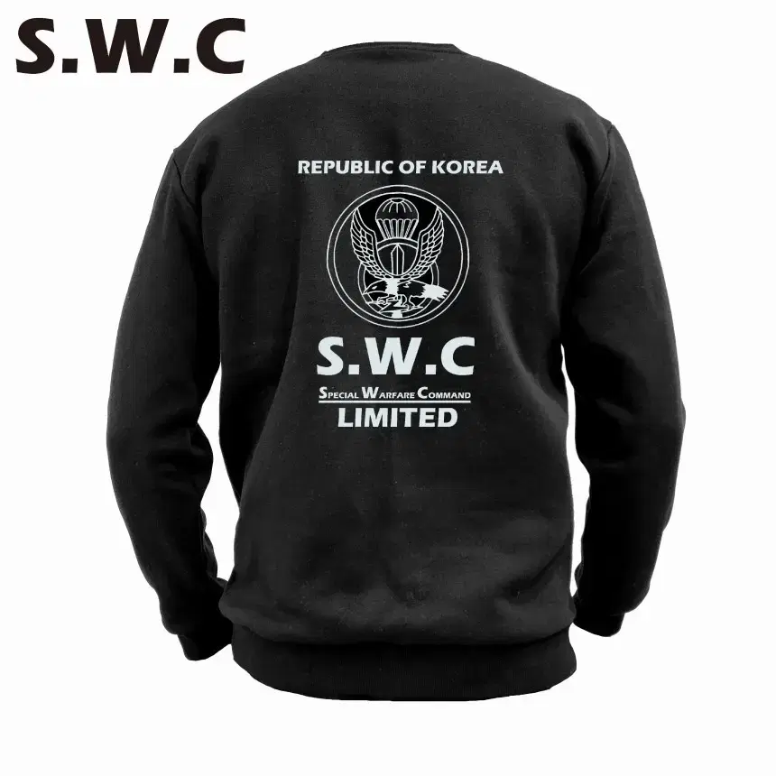 SWC 특수부대 사제 맨투맨티셔츠